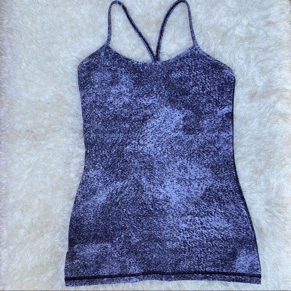 Lululemon Power Y Tank Dramatic Static size 6 - Picture 2 of 5